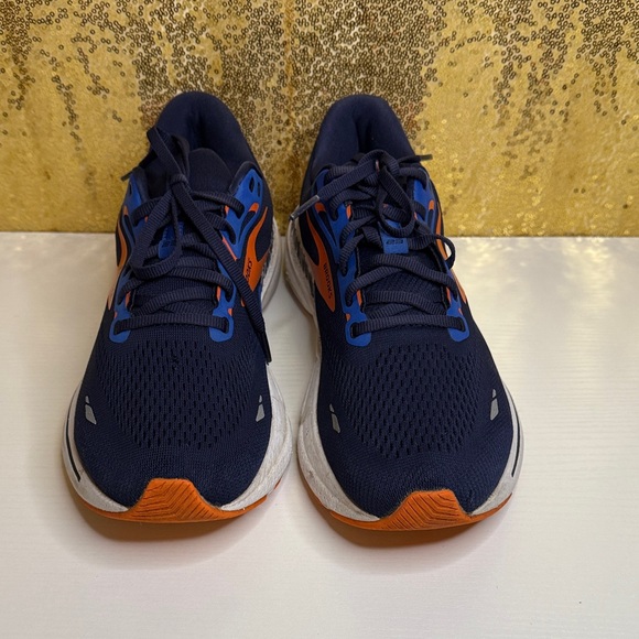 Brooks Adrenaline GTS Blue and Orange Running Shoes - Picture 3 of 10
